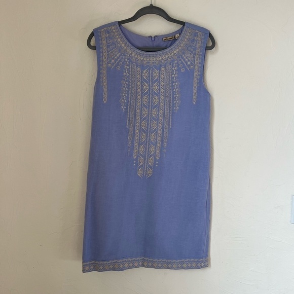 Anthropologie Holding Horses embroidered shift dress size S - Picture 1 of 8